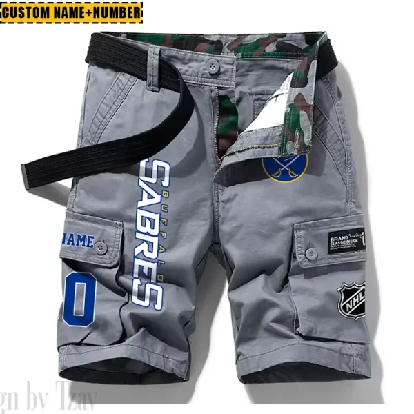 Buffalo Sabres New Summer Men Cargo Shorts Fashion 2025 SPTNSM035 - Image 5