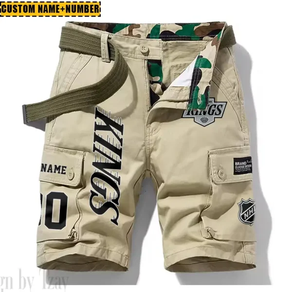 Los Angeles Kings New Summer Men Cargo Shorts Fashion 2025 SPTNSM045 - Image 2