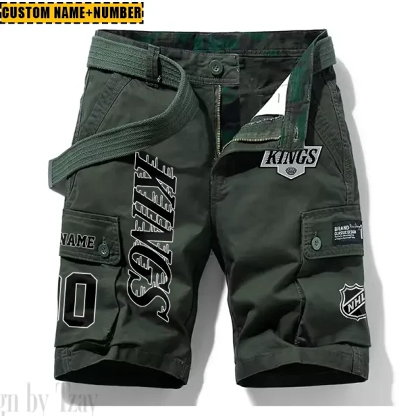 Los Angeles Kings New Summer Men Cargo Shorts Fashion 2025 SPTNSM045 - Image 4