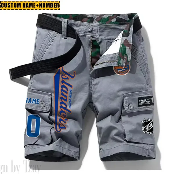 New York Islanders New Summer Men Cargo Shorts Fashion 2025 SPTNSM050 - Image 2