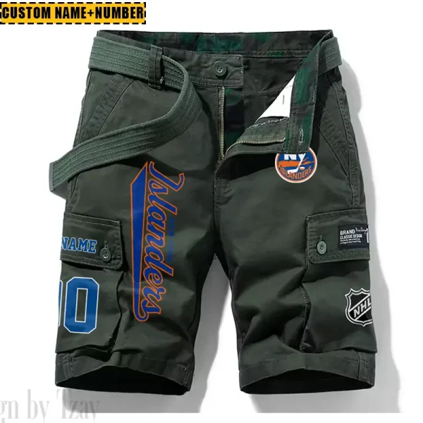 New York Islanders New Summer Men Cargo Shorts Fashion 2025 SPTNSM050 - Image 3