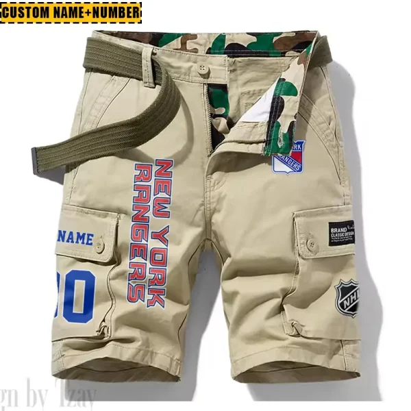 New York Rangers New Summer Men Cargo Shorts Fashion 2025 SPTNSM051 - Image 2