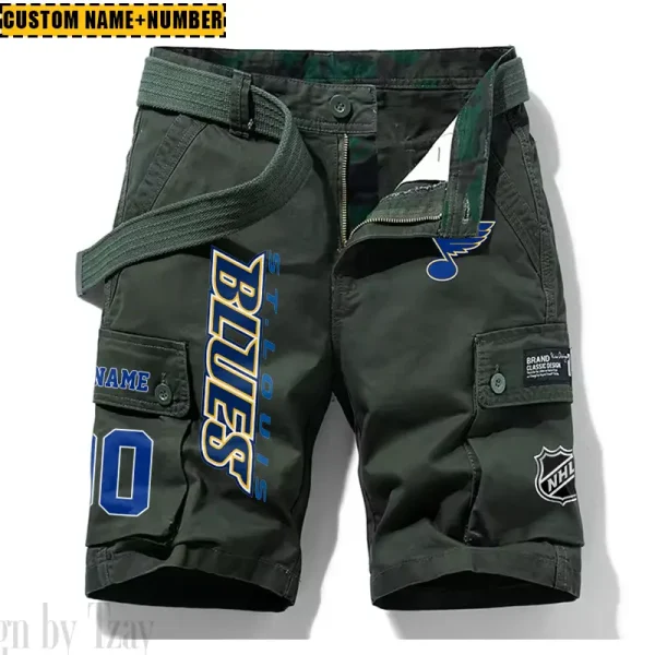 St. Louis Blues New Summer Men Cargo Shorts Fashion 2025 SPTNSM052 - Image 4