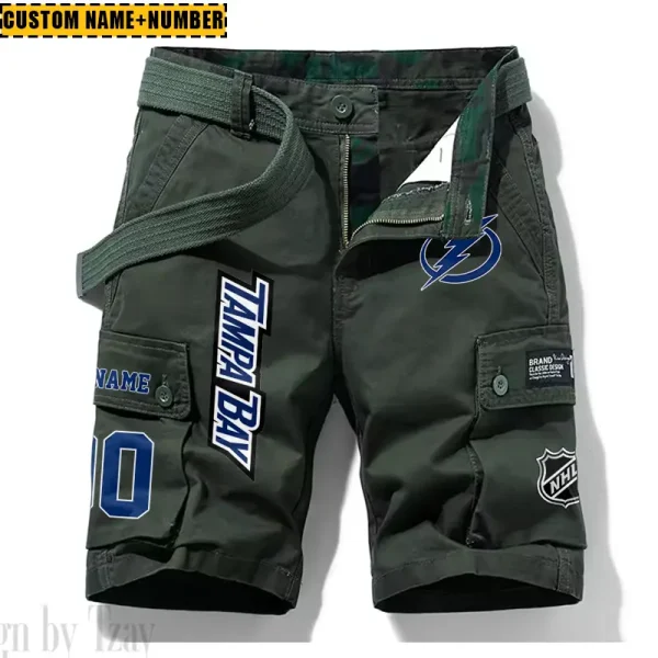 Tampa Bay Lightning New Summer Men Cargo Shorts Fashion 2025 SPTNSM053 - Image 3