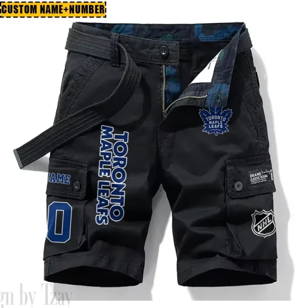 Toronto Maple Leafs New Summer Men Cargo Shorts Fashion 2025 SPTNSM054