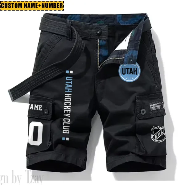 Utah Hockey Club New Summer Men Cargo Shorts Fashion 2025 SPTNSM055