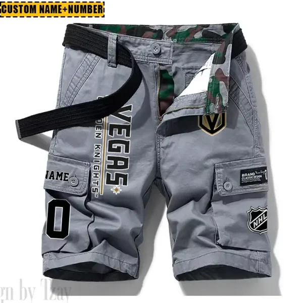 Vegas Golden Knights New Summer Men Cargo Shorts Fashion 2025 SPTNSM057 - Image 2