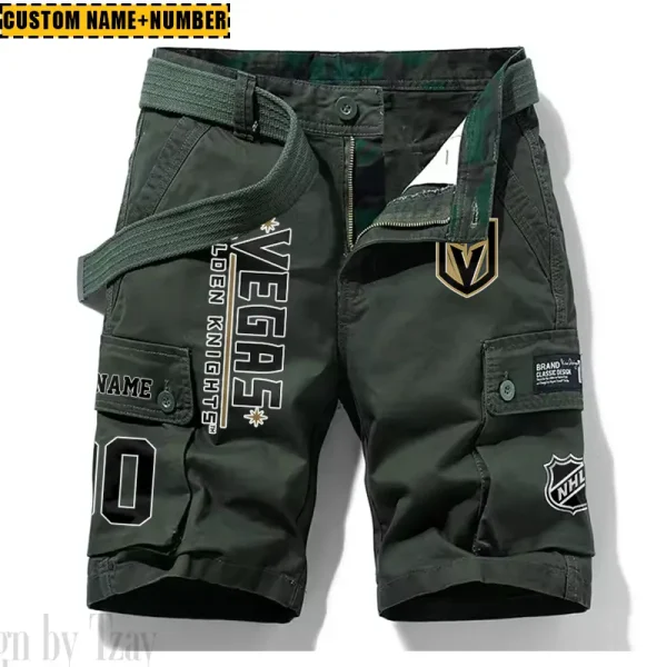 Vegas Golden Knights New Summer Men Cargo Shorts Fashion 2025 SPTNSM057 - Image 3