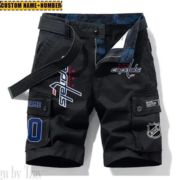 Washington Capitals New Summer Men Cargo Shorts Fashion 2025 SPTNSM058