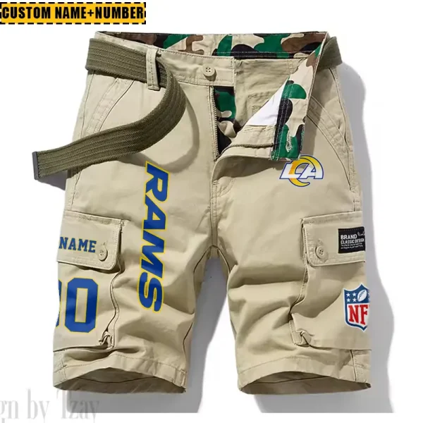 Los Angeles Rams New Summer Men Cargo Shorts Fashion 2025  SPTNSM019