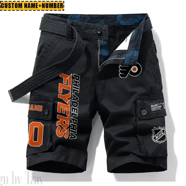 Philadelphia Flyers New Summer Men Cargo Shorts Fashion 2025 SPTNSM061