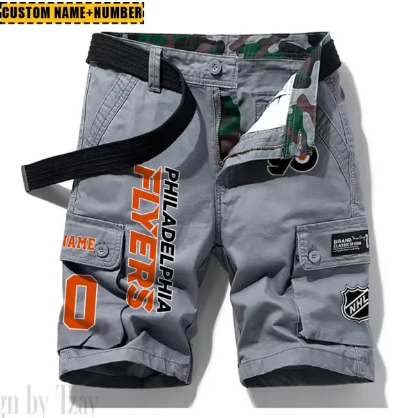 Philadelphia Flyers New Summer Men Cargo Shorts Fashion 2025 SPTNSM061 - Image 5