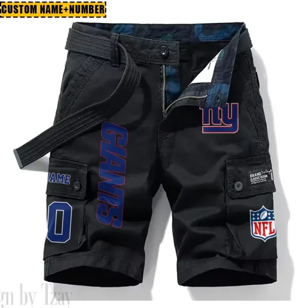 New York Giants New Summer Men Cargo Shorts Fashion 2025  SPTNSM024