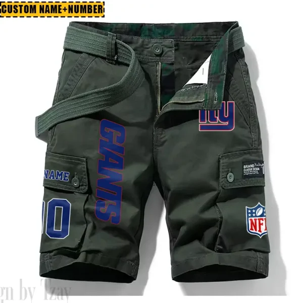 New York Giants New Summer Men Cargo Shorts Fashion 2025  SPTNSM024 - Image 3