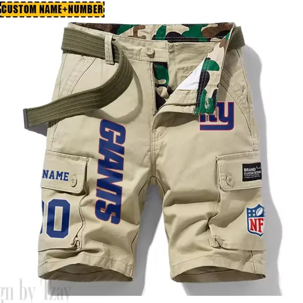 New York Giants New Summer Men Cargo Shorts Fashion 2025  SPTNSM024 - Image 5