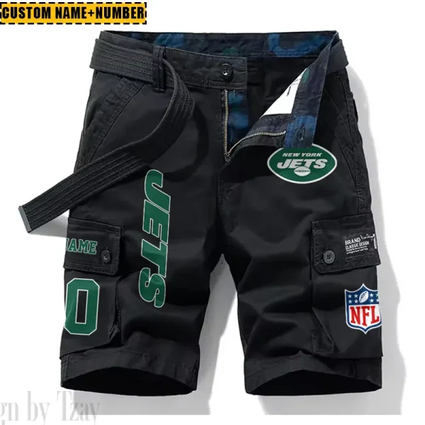 New York Jets New Summer Men Cargo Shorts Fashion 2025  SPTNSM025