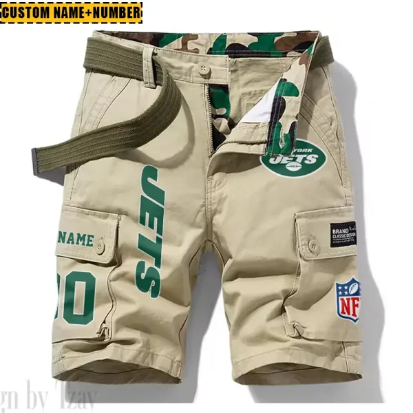 New York Jets New Summer Men Cargo Shorts Fashion 2025  SPTNSM025 - Image 2
