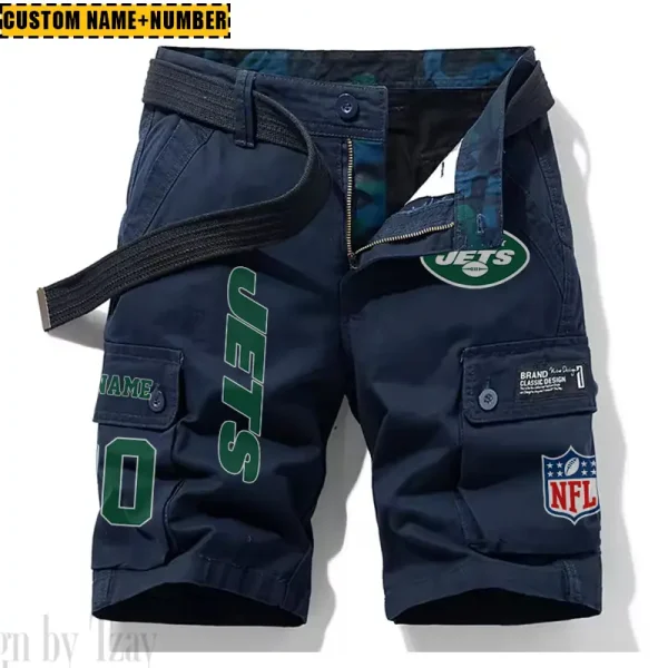 New York Jets New Summer Men Cargo Shorts Fashion 2025  SPTNSM025 - Image 3