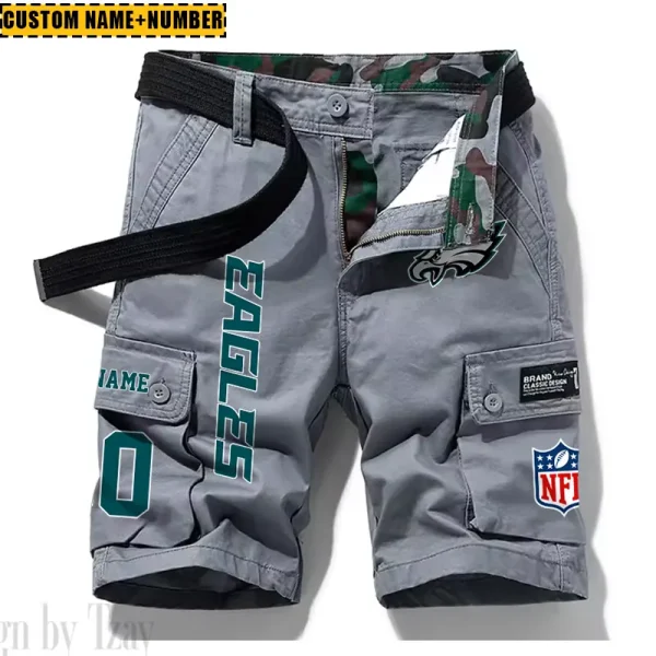 Philadelphia Eagles New Summer Men Cargo Shorts Fashion 2025  SPTNSM026