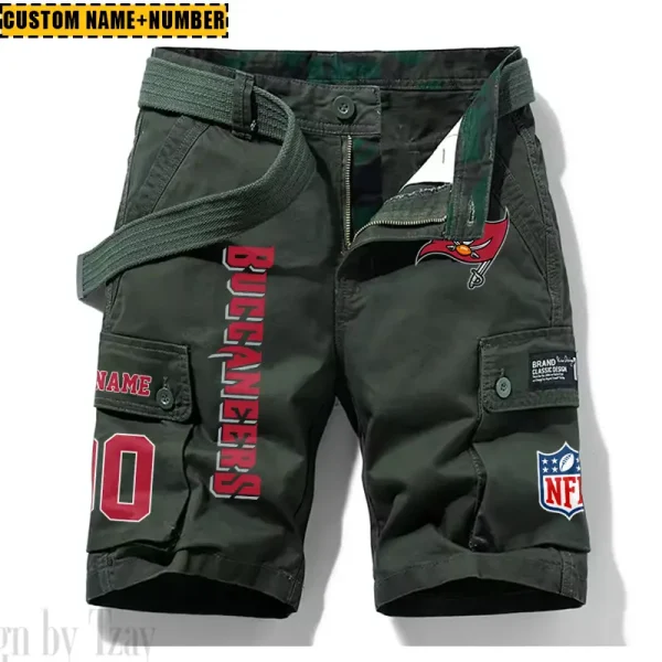Tampa Bay Buccaneers New Summer Men Cargo Shorts Fashion 2025  SPTNSM030 - Image 4