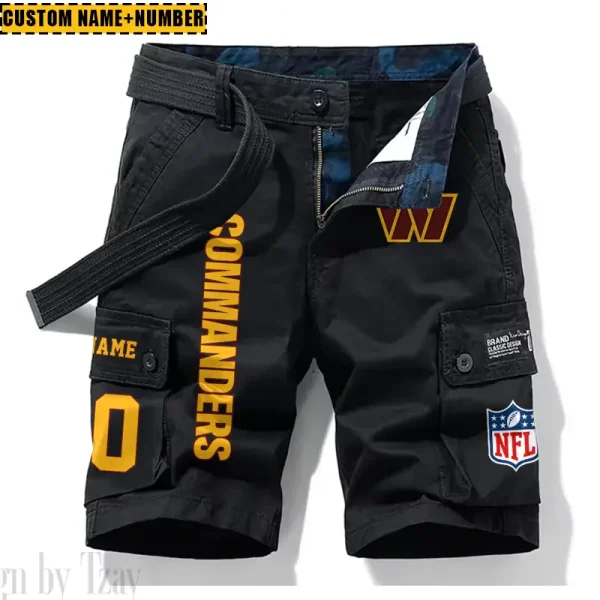 Washington Commanders New Summer Men Cargo Shorts Fashion 2025  SPTNSM032 - Image 2