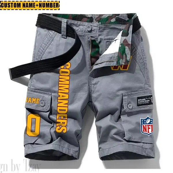 Washington Commanders New Summer Men Cargo Shorts Fashion 2025  SPTNSM032 - Image 3