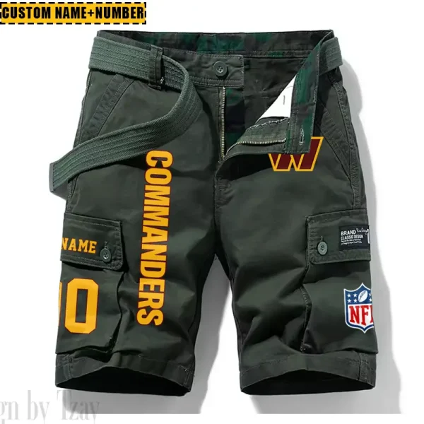 Washington Commanders New Summer Men Cargo Shorts Fashion 2025  SPTNSM032 - Image 4