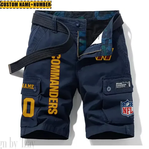 Washington Commanders New Summer Men Cargo Shorts Fashion 2025  SPTNSM032 - Image 5