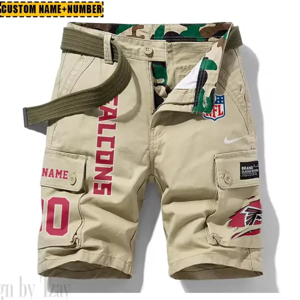 Atlanta Falcons New Summer Men Cargo Shorts Fashion 2025 SPTNSM066