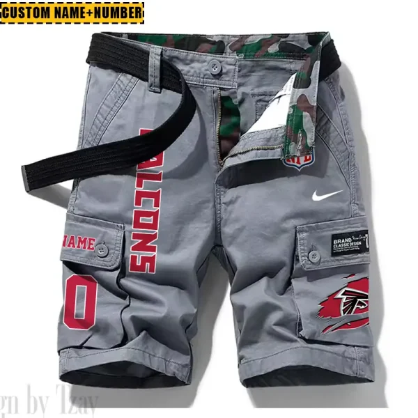 Atlanta Falcons New Summer Men Cargo Shorts Fashion 2025 SPTNSM066 - Image 4
