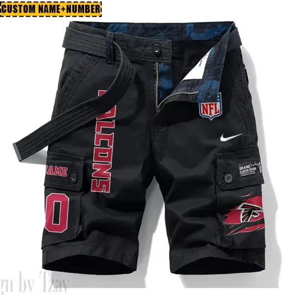 Atlanta Falcons New Summer Men Cargo Shorts Fashion 2025 SPTNSM066 - Image 5