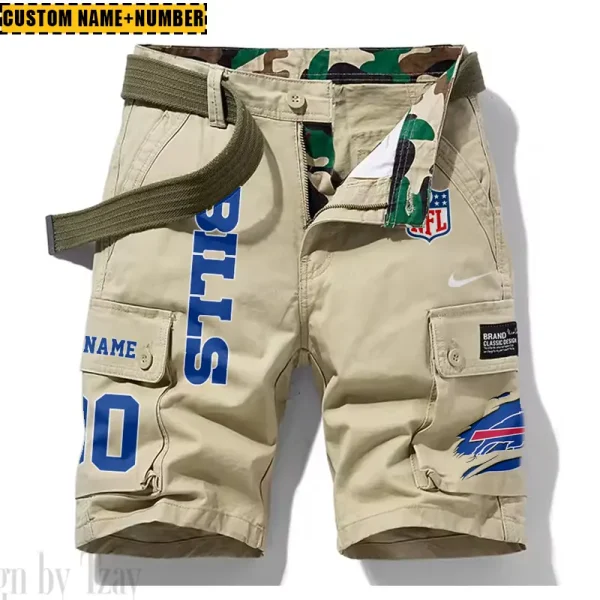 Buffalo Bills New Summer Men Cargo Shorts Fashion 2025 SPTNSM068 - Image 2