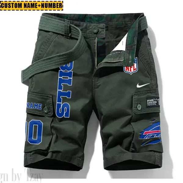 Buffalo Bills New Summer Men Cargo Shorts Fashion 2025 SPTNSM068 - Image 4