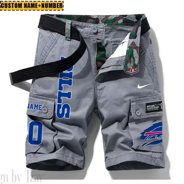 Buffalo Bills New Summer Men Cargo Shorts Fashion 2025 SPTNSM068 - Image 5
