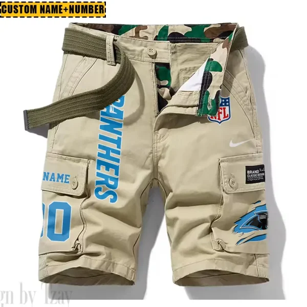 Carolina Panthers New Summer Men Cargo Shorts Fashion 2025 SPTNSM069 - Image 5