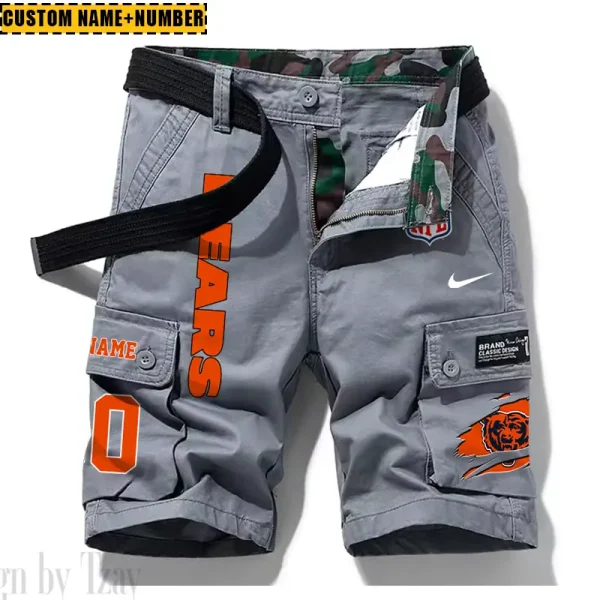 Chicago Bears New Summer Men Cargo Shorts Fashion 2025 SPTNSM070 - Image 2