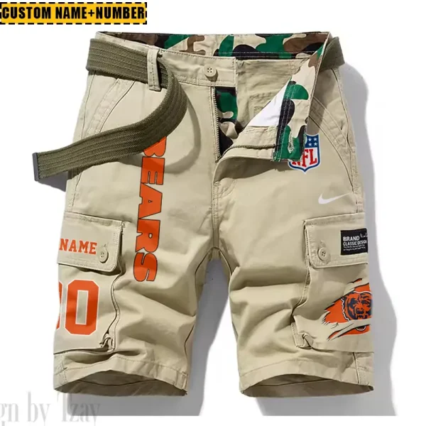 Chicago Bears New Summer Men Cargo Shorts Fashion 2025 SPTNSM070 - Image 3