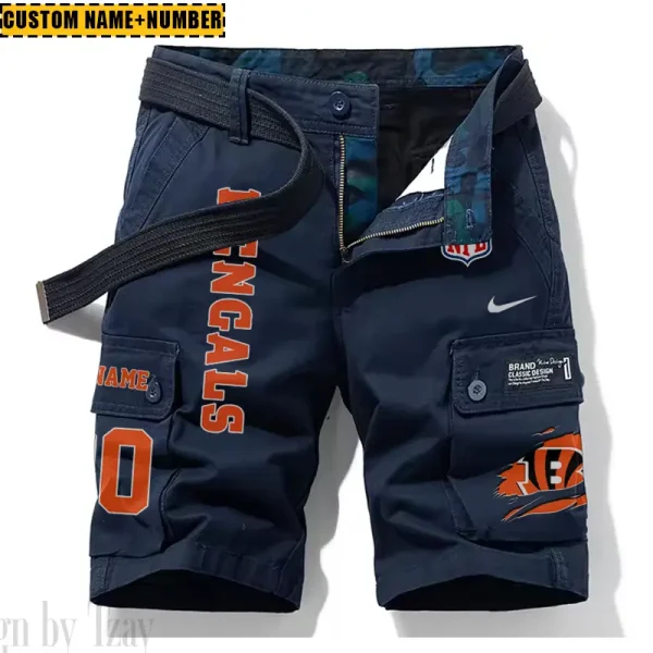 Cincinnati Bengals New Summer Men Cargo Shorts Fashion 2025 SPTNSM071 - Image 4