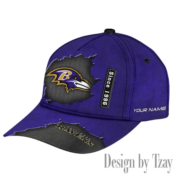 Baltimore Ravens Hat Cap Youth Strap Back New Design 2025 AZCCAP738 - Image 3