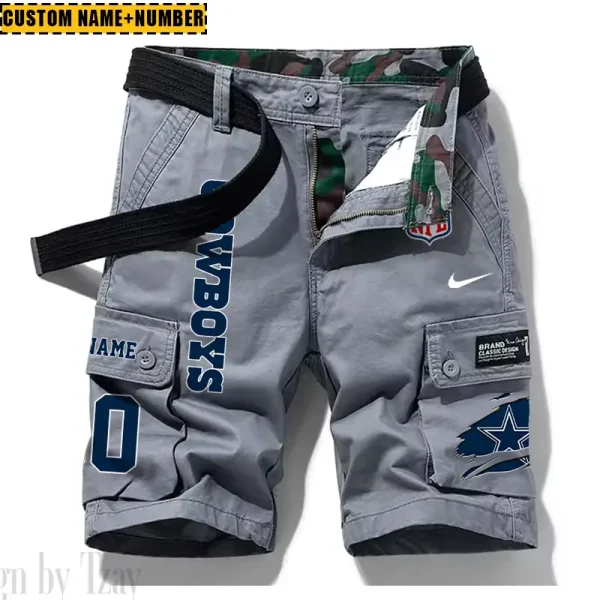 Dallas Cowboys New Summer Men Cargo Shorts Fashion 2025 SPTNSM073