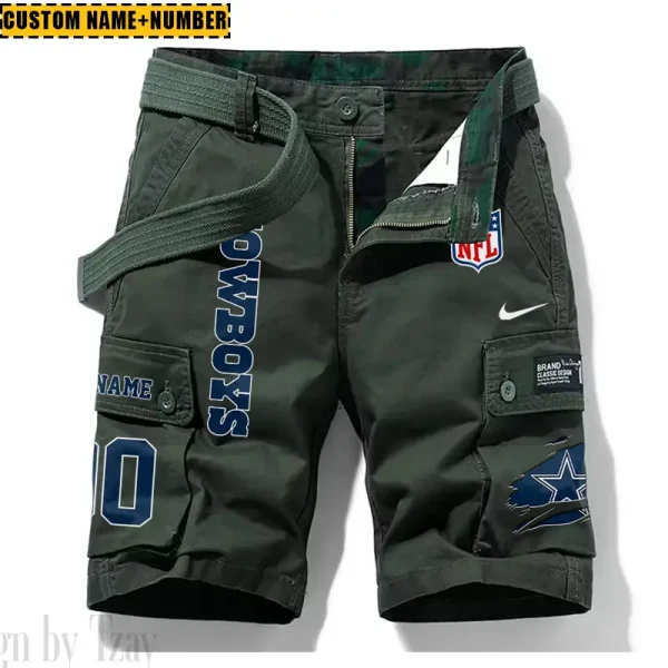 Dallas Cowboys New Summer Men Cargo Shorts Fashion 2025 SPTNSM073 - Image 2