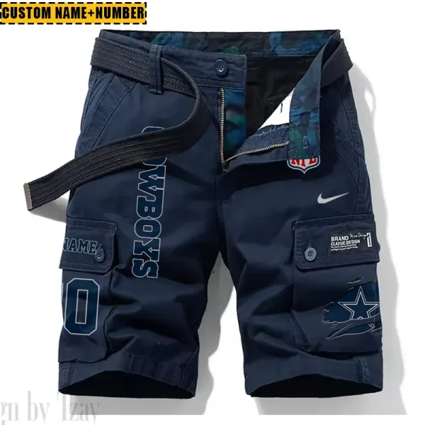 Dallas Cowboys New Summer Men Cargo Shorts Fashion 2025 SPTNSM073 - Image 3