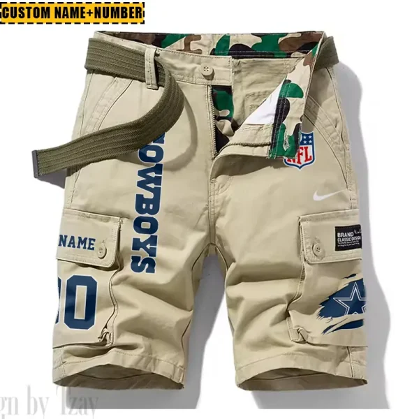 Dallas Cowboys New Summer Men Cargo Shorts Fashion 2025 SPTNSM073 - Image 4