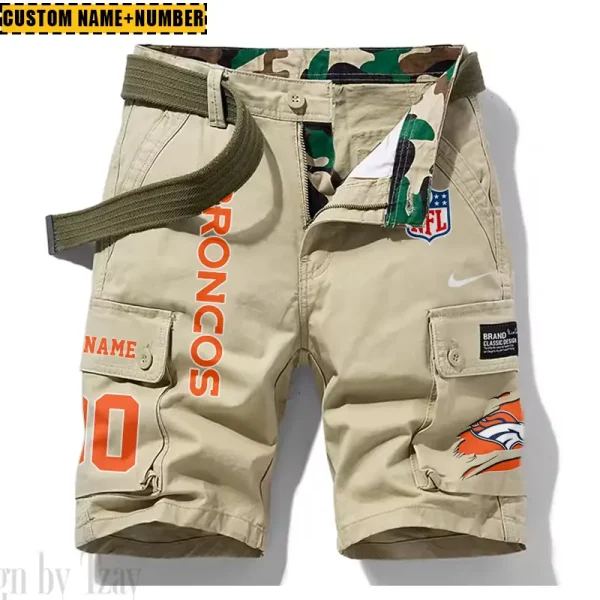 Denver Broncos New Summer Men Cargo Shorts Fashion 2025 SPTNSM074