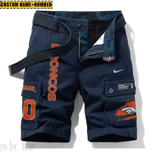 Denver Broncos New Summer Men Cargo Shorts Fashion 2025 SPTNSM074 - Image 2