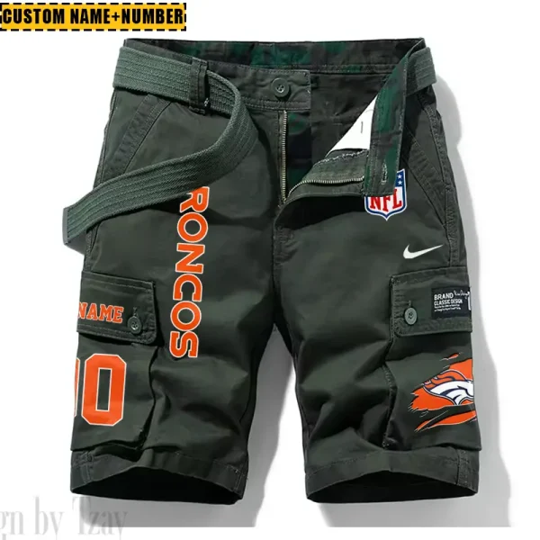 Denver Broncos New Summer Men Cargo Shorts Fashion 2025 SPTNSM074 - Image 3