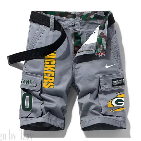 Green Bay Packers New Summer Men Cargo Shorts Fashion 2025 SPTNSM076 - Image 5