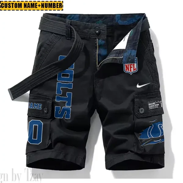 Indianapolis Colts New Summer Men Cargo Shorts Fashion 2025 SPTNSM078