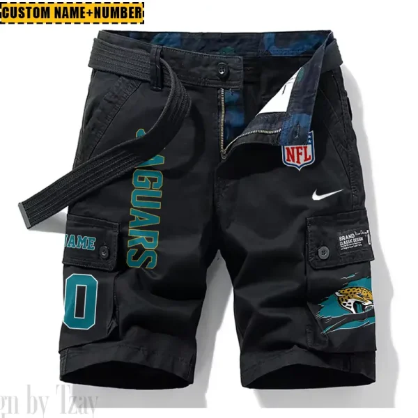 Jacksonville Jaguars New Summer Men Cargo Shorts Fashion 2025 SPTNSM079