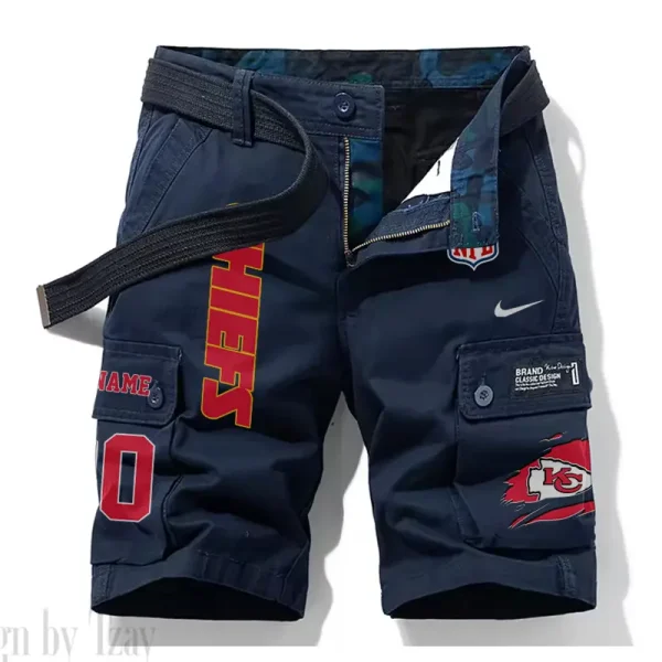 Kansas City Chiefs New Summer Men Cargo Shorts Fashion 2025 SPTNSM080 - Image 3